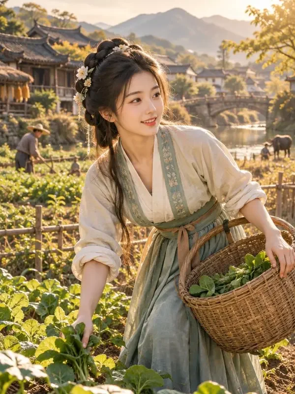 短剧网《侯门农女巧当家》封面